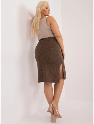 Sukně LK SD 509514.39 hnědá Sukně LK SD 509514.39 hnědá