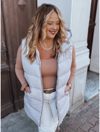 Dámská prošívaná vesta plus size MIRELLI fialová FashionStreet TY2923 Dámská prošívaná vesta plus size MIRELLI fialová FashionStreet TY2923