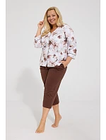 Pyžamo Cornette 162/498 Simone 3/4 3XL–5XL Pyžamo Cornette 162/498 Simone 3/4 3XL–5XL