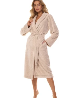 L&L 2413 Camelia dlouhý dámský župan 3XL