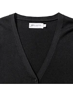 Russell Athletic 715F Dámský pletený cardigan s výstřihem do V 11.715F charcoal marl Russell Athletic 715F Dámský pletený cardigan s výstřihem do V 11.715F charcoal marl