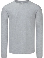 Fruit of the Loom Iconic 150 LSL T Tričko s dlouhým rukávem 16.1446 heather grey Fruit of the Loom Iconic 150 LSL T Tričko s dlouhým rukávem 16.1446 heather grey