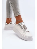 Dámské tenisky s ozdobou Bílé Celedria