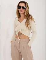 Halenka D16047O02334A světle béžová