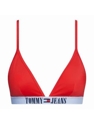 Jeans Dámský vrchní díl plavek UW0UW04079-XNL - Tommy Hilfiger