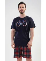 Pánské pyžamo šortky Old bike Pánské pyžamo šortky Old bike