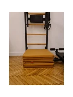 SKLÁDACÍ GYMNASTICKÁ MATRACE HNĚDÁ 180CM BENCHK SKLÁDACÍ GYMNASTICKÁ MATRACE HNĚDÁ 180CM BENCHK