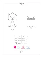 Dámská erotická souprava Darkie teddy - OBSESSIVE