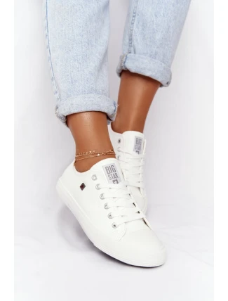 Dámské Kozene Tenisky Big Star Bílé V274869
