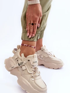 Sportovní Boty Sneakersy GOE MM2N4015 Bežové
