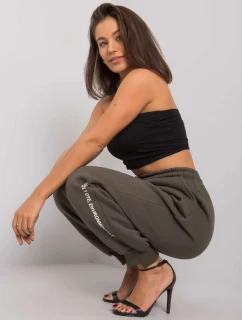 Tepláky RV DR 7237.81 tmavá khaki