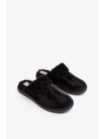 Inblu Dámské zateplené pantofle EK000010 Černé Inblu Dámské zateplené pantofle EK000010 Černé
