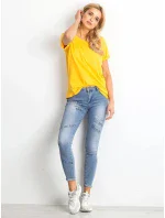 Tričko RV TS 4838.14P hořčicově žluté - FPrice Tričko RV TS 4838.14P hořčicově žluté - FPrice