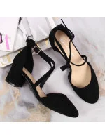 Sergio Leone W SK365A černé páskové sandály