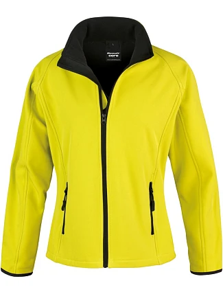 Result R 231F Dámská 2-vrstvá softshell bunda "Printable" 30.231F yellow/black Result R 231F Dámská 2-vrstvá softshell bunda "Printable" 30.231F yellow/black