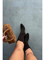 Kožené cowboy boty z semišové kůže s vyhříváním na podpatku Hnědé Radley Kožené cowboy boty z semišové kůže s vyhříváním na podpatku Hnědé Radley