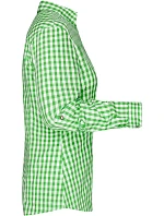 Daiber JN 637 Popelínová kostkovaná halenka tradiční styl 02.0637 green/white