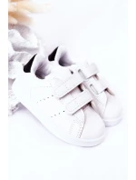 Dětské Tenisky Se Suchým Zipem Bíle-Černé California