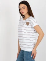 Halenka RV BZ 8619.94 bílo-hnědá Halenka RV BZ 8619.94 bílo-hnědá