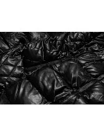 Vypasovaná černá dámská zimní bunda (2M-028)