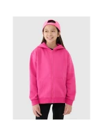 Dívčí mikina s kapucí 4F Junior 4FJRAW24TSWSF1830-55S