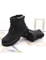 Zateplené trapery se zipem NEWS W EVE364A černá