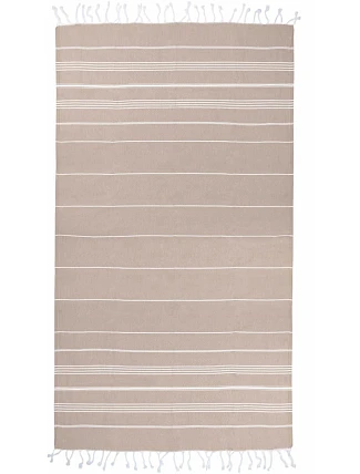 The One Towelling Hamam Sultan Hamam ručník "Sultan" 48.1019 beige/white The One Towelling Hamam Sultan Hamam ručník "Sultan" 48.1019 beige/white