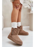 Dámské Sněhule Big Star OO274A165 Béžové Dámské Sněhule Big Star OO274A165 Béžové