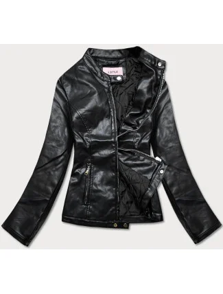 Černá bunda ramoneska se stojáčkem (11Z8008)