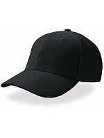 Atlantis Headwear Pilot 6 panelová kšiltovka z bavlněného twillu 33.0501 black