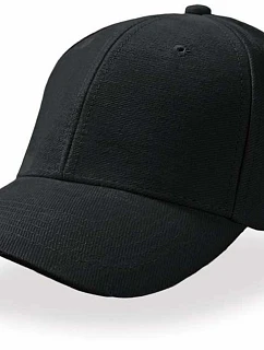 Atlantis Headwear Pilot 6 panelová kšiltovka z bavlněného twillu 33.0501 black
