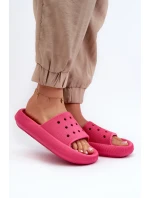 Dámské pěnové žabky na tlusté podešvi fuksiové Beula Dámské pěnové žabky na tlusté podešvi fuksiové Beula