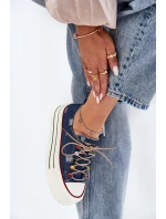 Dámské Tenisky Na Platformě GOE RR2N4103 Tmavě Modré