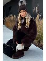 Nízké sněhule na platformě Big Star OO274A101 čokoládové