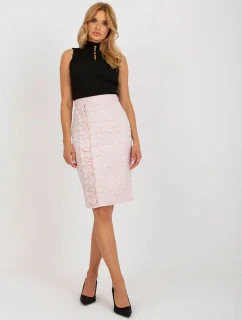 Sukně LK SD 506633.11 světle růžová