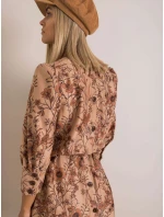 Šaty LK SK 508143.72P světle hnědá