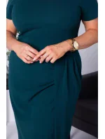 Dámské šaty Delicja SA718 zelené - Karko Dámské šaty Delicja SA718 zelené - Karko