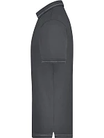 Daiber JN 569 Pánské žerzejové elastické polo 02.0569 graphite/white Daiber JN 569 Pánské žerzejové elastické polo 02.0569 graphite/white