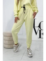Set 2dílná mikina + kalhoty žlutá Set 2dílná mikina + kalhoty žlutá