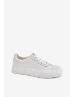 Dámské tenisky na platformě Big Star RR274337 Bílé Dámské tenisky na platformě Big Star RR274337 Bílé