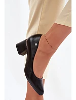 Lodičky na podpatku Vinceza 62292 Černé