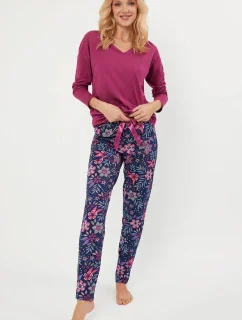 Italian Fashion Folk long length sp. barva:blackberry/print