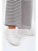 Dámské tenisky na platformě Big Star RR274337 Bílé Dámské tenisky na platformě Big Star RR274337 Bílé