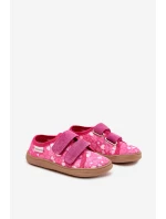 Pantofle Barefoot Dívčí Srdíčka Milami Fuchsie Saphira Pantofle Barefoot Dívčí Srdíčka Milami Fuchsie Saphira