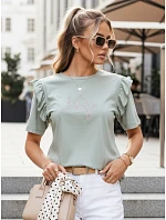 Dámské tričko JOY mint FashionStreet RY2527