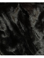 Fialová oboustranná dámská bunda-kožíšek (B8053-51)