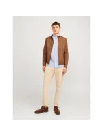 Bunda Jack&Jones ze syntetického semiše JJEDYLAN CLEAN JACKET NOOS 12261197 COGNAC