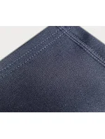 Tmavě modré dámské legíny s ozdobnými švy (54460) Tmavě modré dámské legíny s ozdobnými švy (54460)