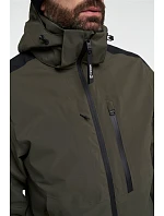 Tenson Core Ski Jacket Men Pánská lyžařská bunda s kapucí 84.7086 olive