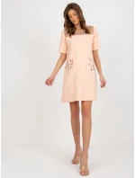 LK SK 506790 šaty.45 broskví LK SK 506790 šaty.45 broskví